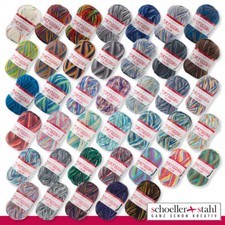 Schöller und Stahl 100g Fortissima Color 4-fach Sockenwolle Stricken 40 Farben