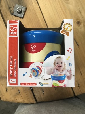 hape baby drum musical toy