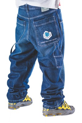 Jeans The blueskin skate rap pantaloni baggy hip hop bsj02 | eBay