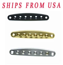 KAISH Guitar Bridge String Thru Body Ferrule Plate String Bushing Plate