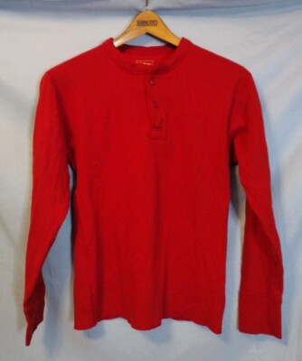Chemise homme LL Bean deux couches River Drivers XL rouge Henley