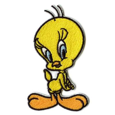Official Tweety Bird Cute Pose Embroidered Iron On Patch | eBay