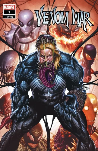 Venom War #1 Mico Suayan Trade Dress Variant Cover (A) Marvel Comics LTD