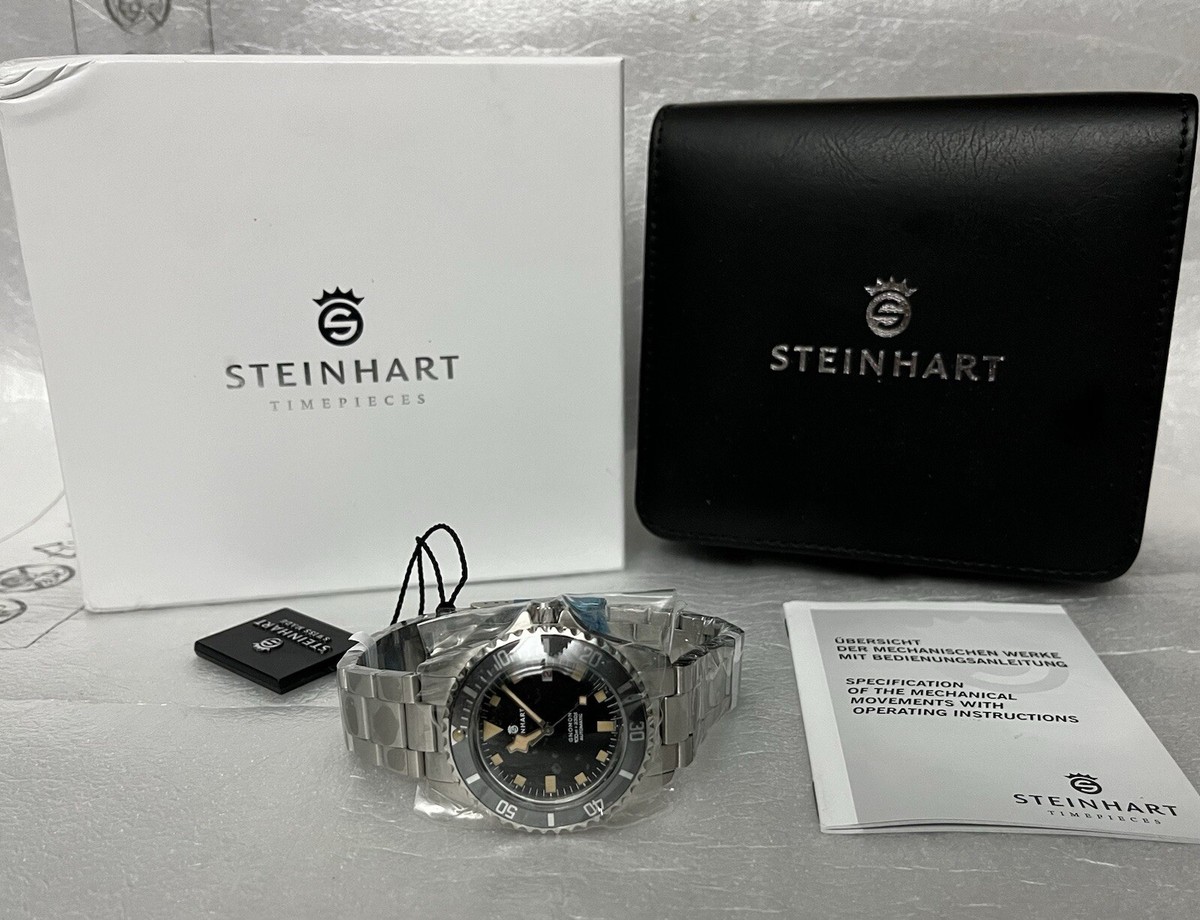☆☆steinhart Ocean 39 Marine Black 限定品☆☆ NEW Steinhart Ocean 39 Marine Black Automatic Swiss Made