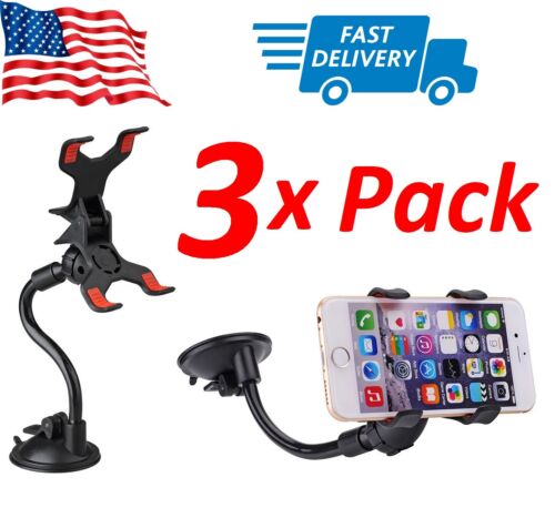 New Universal Rotate Car Mount Holder Stand Window Cradle For Mobile Cell Phone - Picture 1 of 12