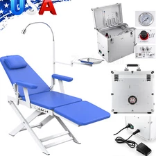 Portable Dental Mobile Delivery Unit Air Compressor Suction System unidad /Chair