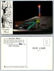Vintage Eastlake Motel Seattle WA Postcard Neon Sign Mid-Century Modern Chrome