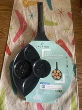 NWT Crofton Non-Stick Silver Dollar Pancake Pan - Fruit Theme