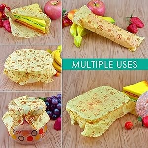 Reble Beeswax Wraps Beeswax Wraps for Food Eco-Friendly Sustainable - Picture 6 of 28