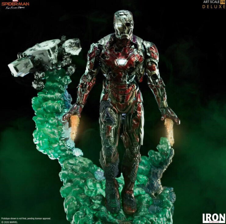 Figura de acción 1/10 Iron Studios MARCAS30920-10 Zombie Iron Man Spider-man estatua