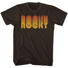 Rocky Retro Rocky Dark Chocolate Movie Shirt