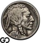 1924-D Buffalo Nickel, Choice XF Better Date