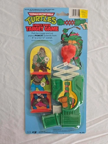 Vintage Henry Gordy TMNT Teenage Mutant Ninja Karate Punch Target Game 1989