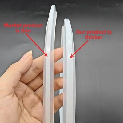 Flexibler roter Silikon Dichtring für Schnellkochtopf 18 cm 20 cm 22 cm 24 cm 2