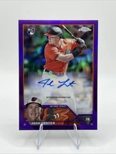 2023 Topps Chrome Update Series - Auto Josh Lester Purple Refractor /250 ( RC)