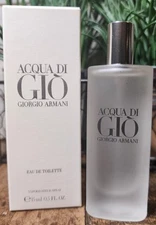 Acqua Di Gio Giorgio Armani Eau De Toilette EDT Men’s Travel Spray 15m NIB 