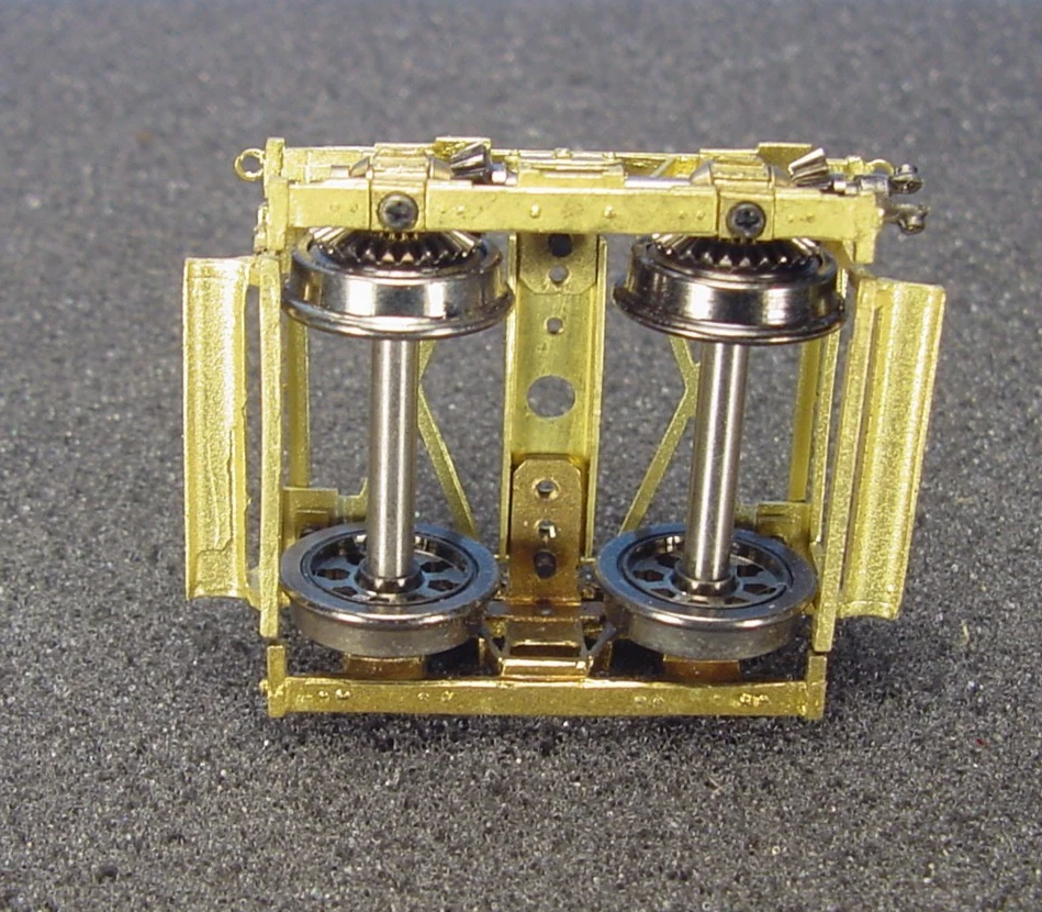 RL HO BRASS SHAY LOCOMOTIVE REAR TRUCK ASSEMBLY OVERLAND MODELS CASS SHAY #5