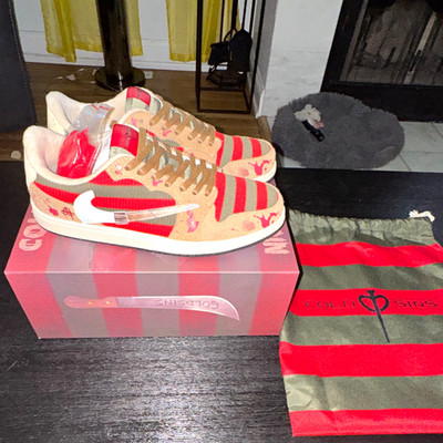 Cold Sin Nightmare Freddy vs Jason Travis Scott/Custom Air Size12