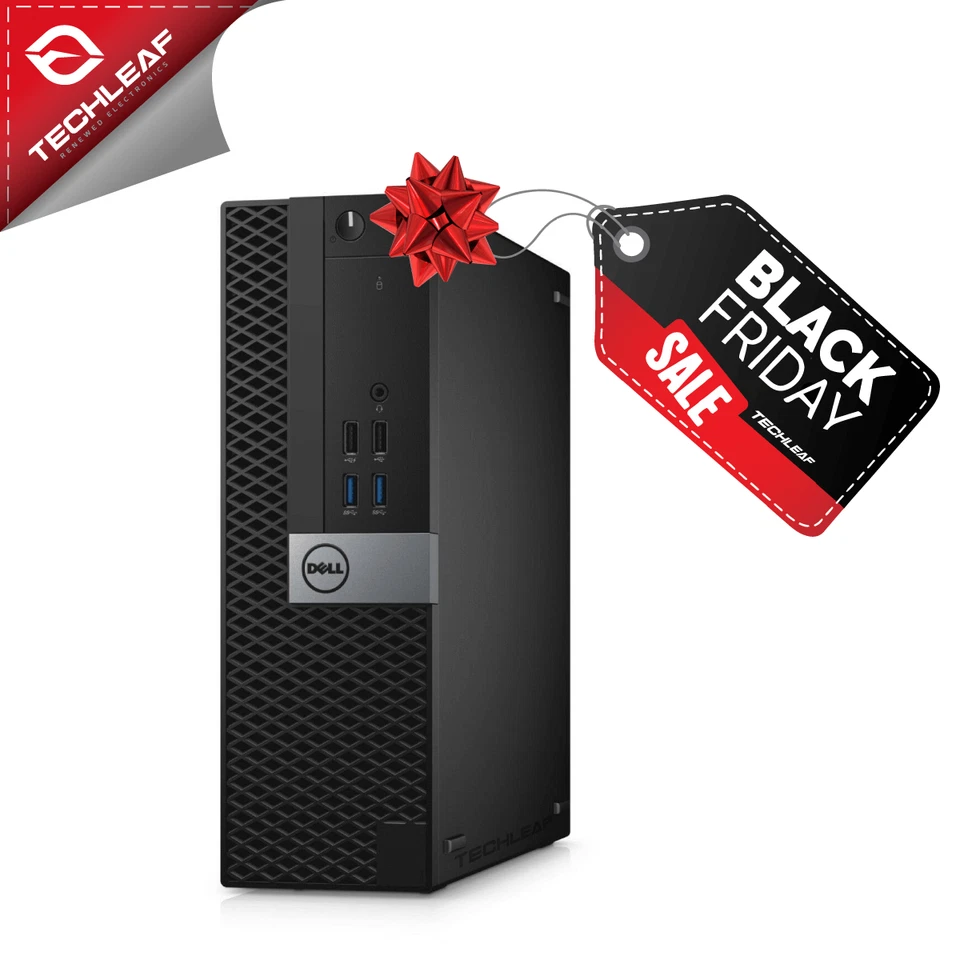 Dell Desktop PC Intel 3.80 Ghz, up to 32GB RAM, 4TB SSD NVMe, Windows 11, WiFi