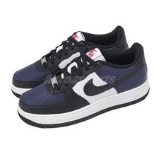 Nike Air Force 1 GS AF1 Midnight Navy Black White Kids Youth Casual HJ9201-400