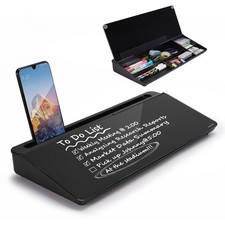 Desktop Whiteboard Dry-Erase-Board - Computer Keyboard Stand White Board Surf...