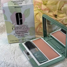 Clinique Soft Pressed Powder Blusher 02 HONEY BLUSH Full Size NIB Free Shipping