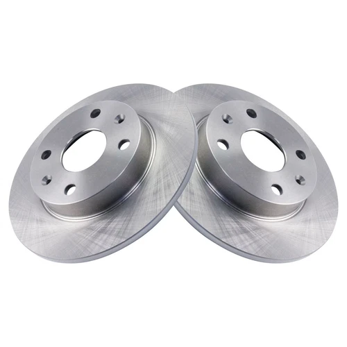 New Rear Brake Rotors Set Solid For 1990-1993 Mazda Miata - Picture 2 of 4