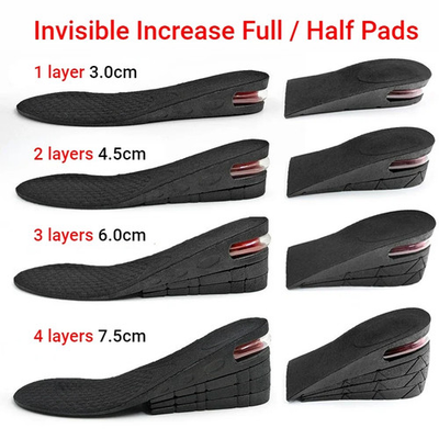 #ad #ad Air Cushion Shoe Lifts 3 7.5cm Height Increasing Half Insoles for Men Women $6.83