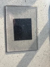 Magnetic Clear Lucite Frame,Vintage, 5" x 3.4" Perfect for Refrigerator!