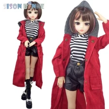 60cm BJD Poupée + Maquillage Du Visage + Yeux + Cheveux Courts + Chaussures Doll