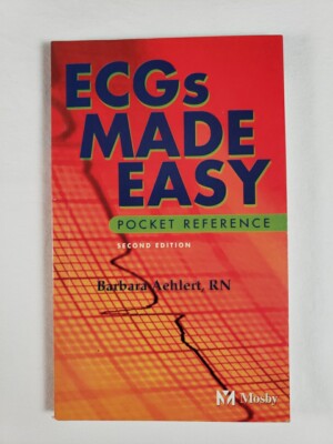 Ecgs Made Easy Pocket Reference Second Edition Softcover Book 2001 Mosby
