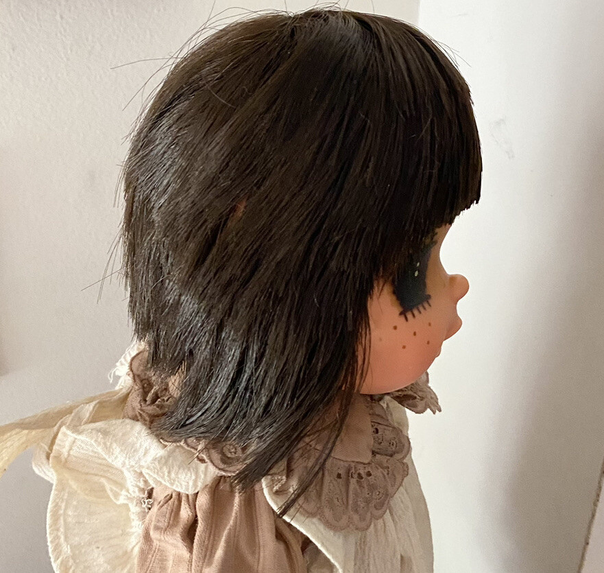 Vintage 70s Sekiguchi Mademoiselle Gege Doll Japan Thumb Sucking