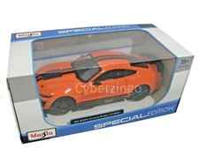 Maisto 2020 Ford Mustang Shelby GT500  Orange 1:24 Diecast Model Car NEW IN BOX