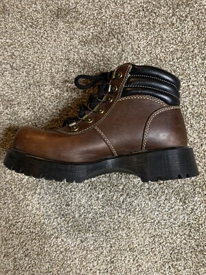 Dr Martens 8731 Mens DMS Work Boots Brown Oil Resistant England Size 8 Dr Doc Martens 8731 Made In England MIE Brown Leather Chukka  main image 2