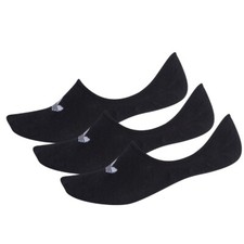 Image of Socks Unisex, adidas No Show Socks 3 Pairs, black