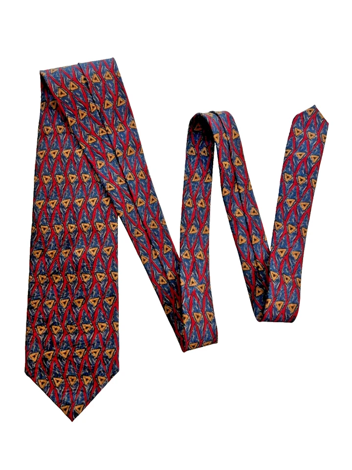 Мужской шелковый галстук BRIXTON, LTD. сделано вручную в Америке 57 дюймов - Изображение 4 из 4