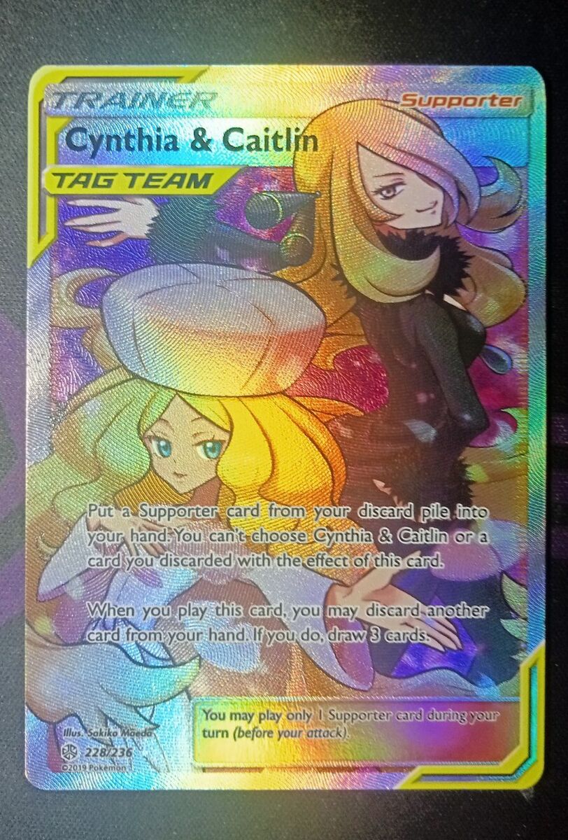 Cynthia & Caitlin (Full Art) TAG TEAM - Cosmic Eclipse 2019 Cynthia & Caitlin (Full Art) TAG TEAM - Cosmic Eclipse 2019