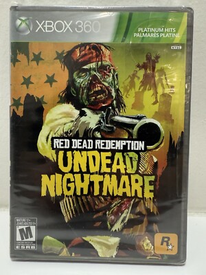 Red Dead Redemption Undead Nightmare Microsoft XBOX 360 Platinum Hits New/Sealed