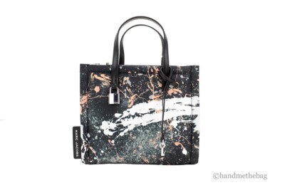 Marc Jacobs Mini Black Multi Splatter Paint Print Nylon Marc Jacobs Mini Black Multi Splatter Paint Print Nylon