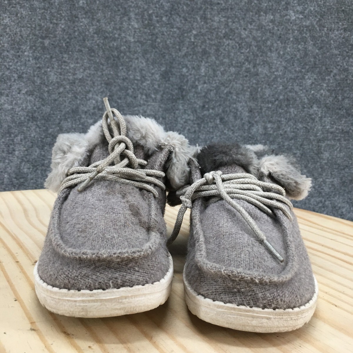 Grey Britt Leopard Shoe Hey Dude Shoes Hey Dude Britt Cream