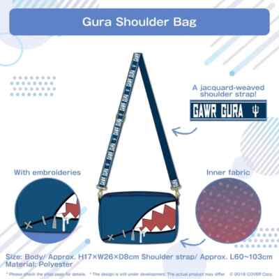 Gawr Gura Shoulder Bag  HOLOLIVE EN 3D Debut **AUTHENTIC**