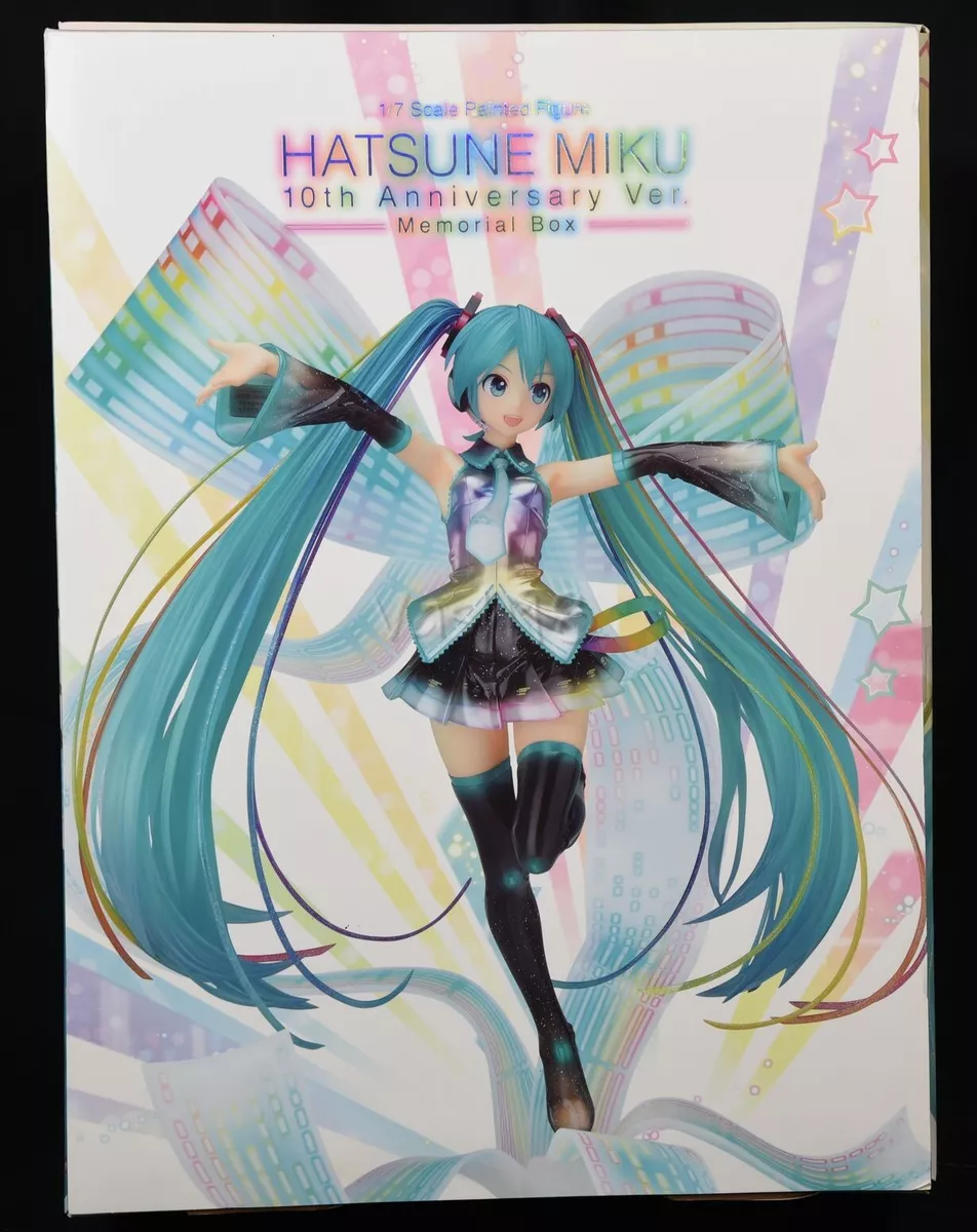 Hatsune Miku 1/7 10th Anniversary Ver MEMORIAL BOX Vocaloid Figure