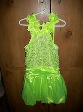 NWOT NEW WEISSMAN IC GREEN DANCE COSTUME STYLE 7537 SIZE 6 7