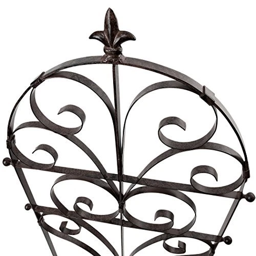 H Potter GAR214L Grande Italiano Hierro Jardín Enrejado Metal Patio Arte Exterior Foto 4 de 4