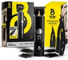 The Beard Club Professional T-Blade Beard Trimmer for Men with Straight Razor