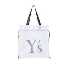 Y's By Yohji Yamamoto 300448 Ripstop Nylon Logo Knapsack White One Size