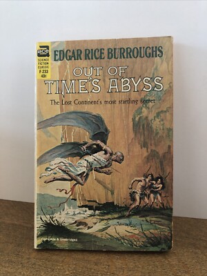 Out Of Time s Abyss By Edgar Rice Burroughs First Ace Edition F-233 VTG 1963 PB