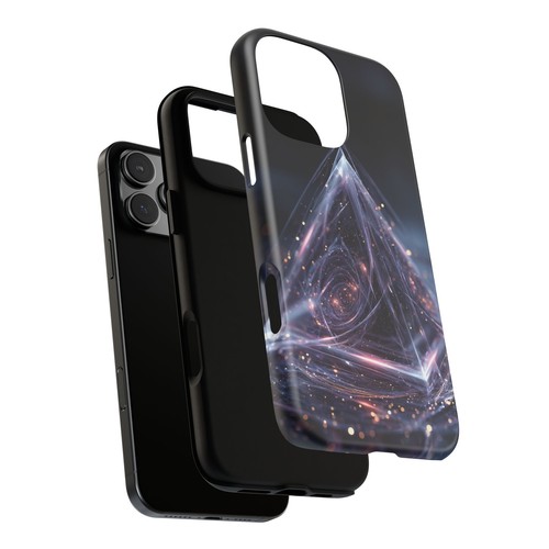 Fractal Purple Pyramid Phone Case for iPhone, Samsung Galaxy, Pixel - 第 11/256 張圖片