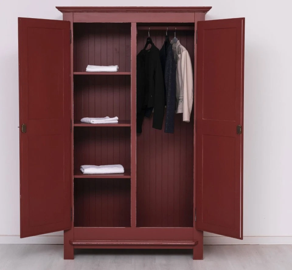 Dielenschrank Schrank  Kleiderschrank Vintage Antik Landhaus Stil - Bild 3 von 4