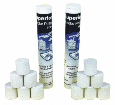 SP-5 Superior Smoke Emitters, 200 cu ft, 30 seconds. Two tubes, 6 emitters each.